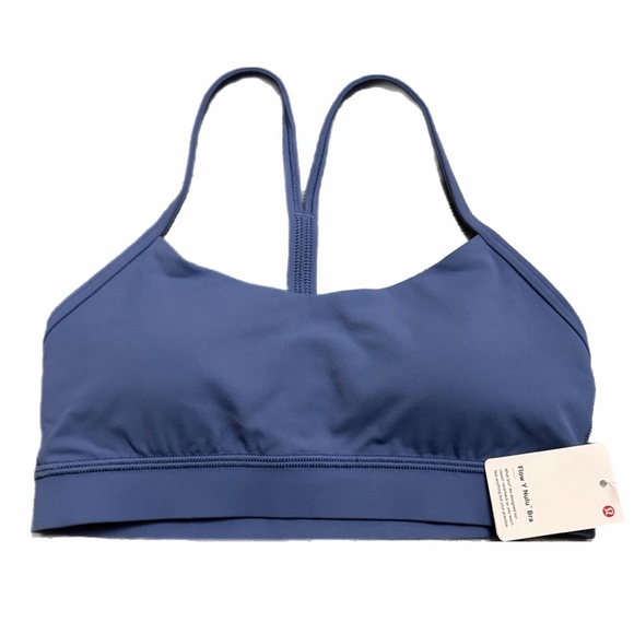 NWT Lululemon Flow Y Bra *Nulu A-C Cups (Brilliant Blue) Size 6